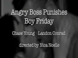 Office Affairs: Angry Boss Punishes Boy Friday